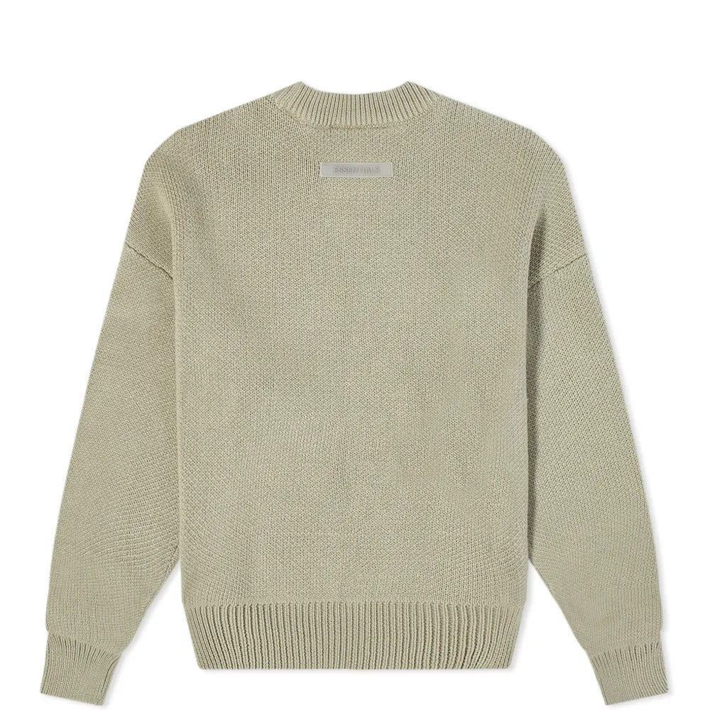 FEAR OF GOD ESSENTIALS PISTACHIO KNIT SWEATSHIRT KIDS - Hype Locker UK