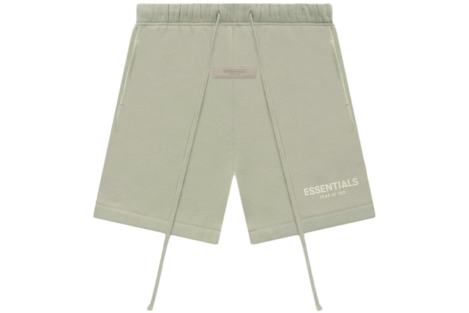 FEAR OF GOD ESSENTIALS SEAFOAM SHORTS - Hype Locker UK