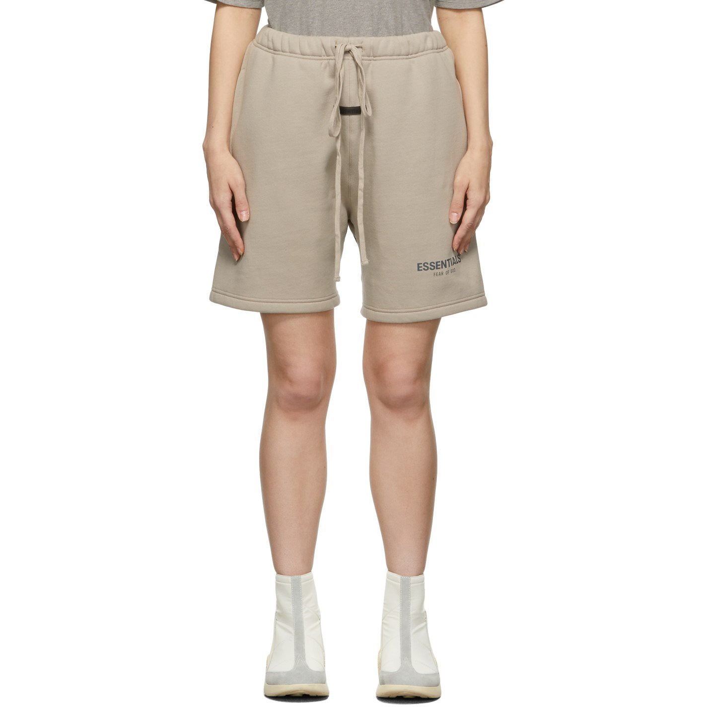 FEAR OF GOD ESSENTIALS TAN CORE COLLECTION SHORTS - Hype Locker UK