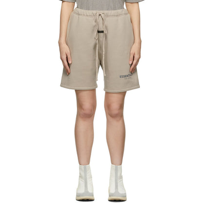 FEAR OF GOD ESSENTIALS TAN CORE COLLECTION SHORTS - Hype Locker UK