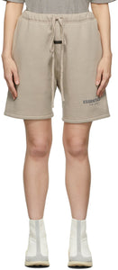 FEAR OF GOD ESSENTIALS TAN CORE COLLECTION SHORTS - Hype Locker UK