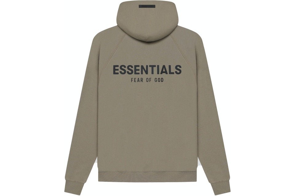 Fear of God ESSENTIALS - Taupe Back Logo Hoodie (SS21)