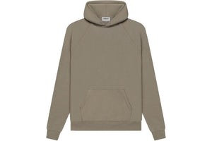 FEAR OF GOD ESSENTIALS TAUPE BACK LOGO HOODIE (SS21) - Hype Locker UK