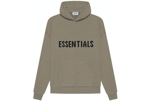 FEAR OF GOD ESSENTIALS TAUPE KNIT HOODIE - Hype Locker UK