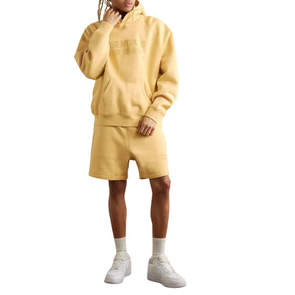 FEAR OF GOD ESSENTIALS TUSCAN YELLOW HOODIE (SS23) - Hype Locker UK