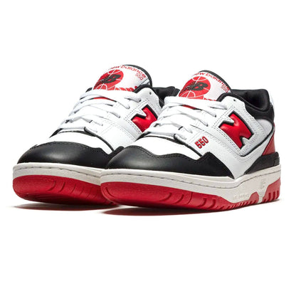 NEW BALANCE 550 WHITE RED BLACK - Hype Locker UK