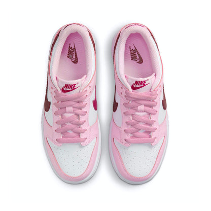 NIKE DUNK LOW 'PINK RED WHITE' (GS) - Hype Locker UK