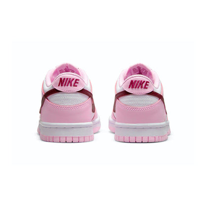 NIKE DUNK LOW 'PINK RED WHITE' (GS) - Hype Locker UK