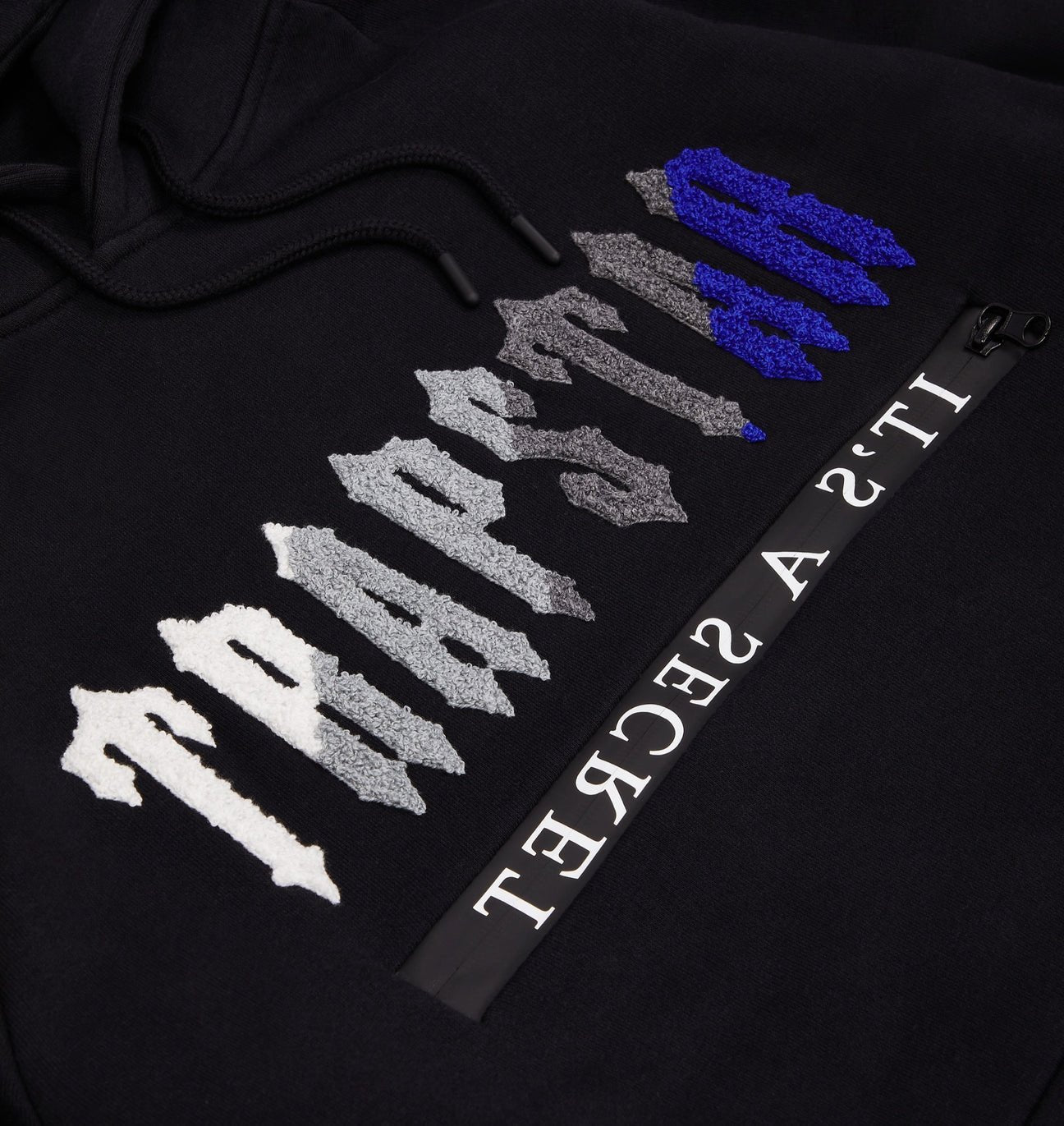 Trapstar Chenille Decoded 2.0 Hooded Tracksuit - Black / Blue – Hype ...