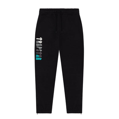 TRAPSTAR CHENILLE DECODED 2.0 HOODED TRACKSUIT - BLACK / TEAL - Hype Locker UK