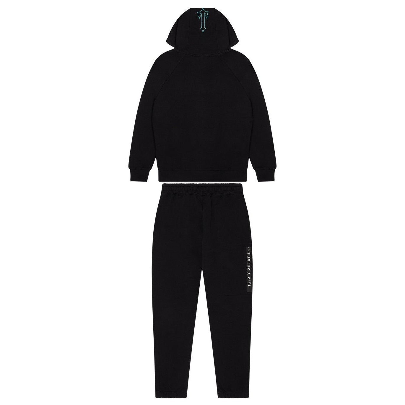 Trapstar Chenille Decoded Hooded Tracksuit Black Teal