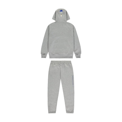 TRAPSTAR CHENILLE DECODED 2.0 HOODED TRACKSUIT - GREY ICE EDITION - Hype Locker UK