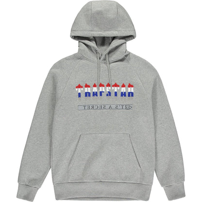 TRAPSTAR CHENILLE DECODED 2.0 HOODED TRACKSUIT - GREY REVOLUTION - Hype Locker UK