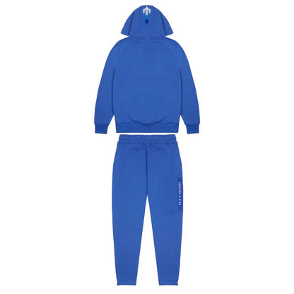 TRAPSTAR CHENILLE DECODED 2.0 HOODED TRACKSUIT - MEDIEVAL BLUE - Hype Locker UK