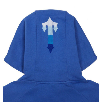 TRAPSTAR CHENILLE DECODED 2.0 HOODED TRACKSUIT - MEDIEVAL BLUE - Hype Locker UK