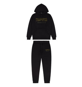 TRAPSTAR CHENILLE DECODED HOODED TRACKSUIT - BLACK CAMO MILITARY EDITION - Hype Locker UK