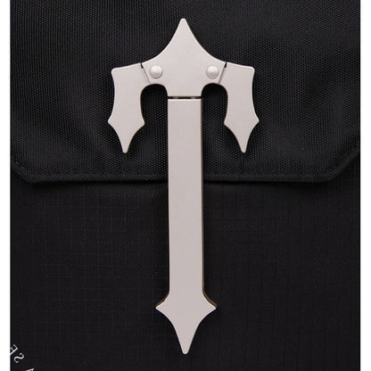 TRAPSTAR COBRA T BAG - BLACK / REFLECTIVE - Hype Locker UK