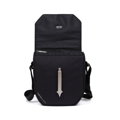 TRAPSTAR COBRA T BAG - BLACK / SILVER - Hype Locker UK