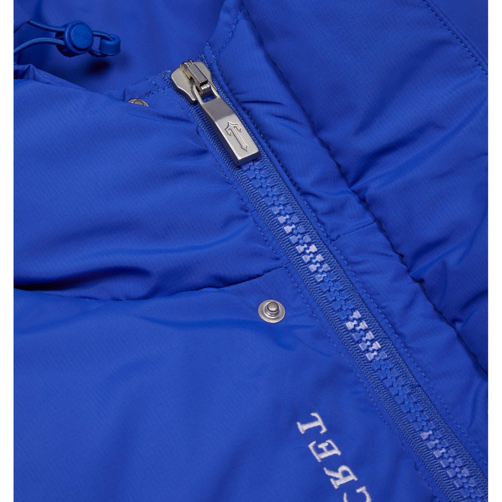 Trapstar Decoded Hooded Puffer Jacket 2.0 Dazzling Blue Hype Locker UK