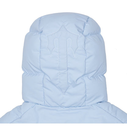 TRAPSTAR DECODED HOODED PUFFER JACKET 2.0 - ICE BLUE - Hype Locker UK