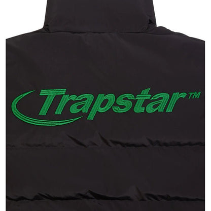 TRAPSTAR HYPERDRIVE PUFFER JACKET - BLACK / GREEN - Hype Locker UK