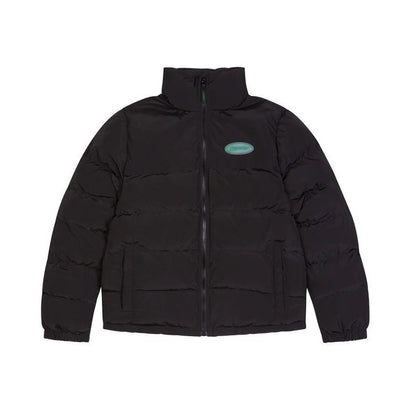 TRAPSTAR HYPERDRIVE PUFFER JACKET - BLACK / GREEN - Hype Locker UK