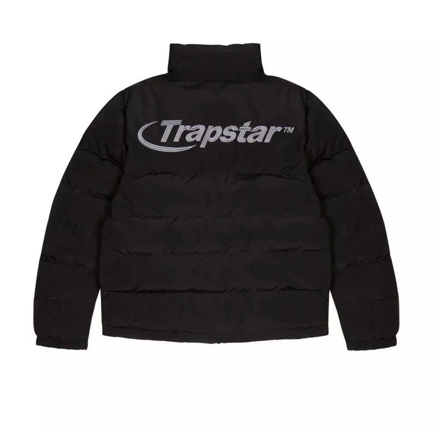 TRAPSTAR HYPERDRIVE PUFFER JACKET - BLACK / GREY - Hype Locker UK