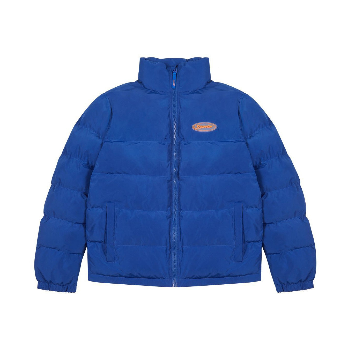 TRAPSTAR HYPERDRIVE PUFFER JACKET - BLUE / ORANGE - Hype Locker UK