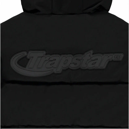 TRAPSTAR HYPERDRIVE TECHNICAL PUFFER JACKET - BLACK / WHITE - Hype Locker UK