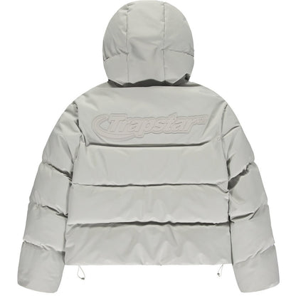 TRAPSTAR HYPERDRIVE TECHNICAL PUFFER JACKET - LIGHT GREY - Hype Locker UK