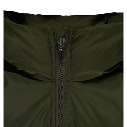 TRAPSTAR IRONGATE DETACHABLE HOODED PUFFER JACKET - OLIVE - Hype Locker UK