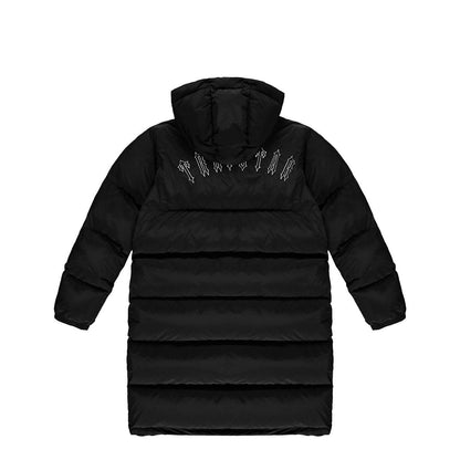 TRAPSTAR OVERSIZED IRONGATE HOODED PUFFER JACKET - BLACK - Hype Locker UK