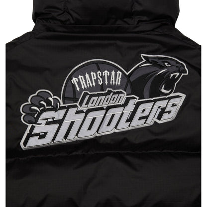 TRAPSTAR SHOOTERS HOODED PUFFER JACKET - BLACK / REFLECTIVE - Hype Locker UK