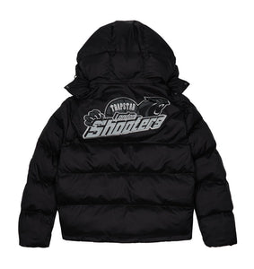 Trapstar Shooters Hooded Puffer Jacket - Black / Reflective – Hype ...